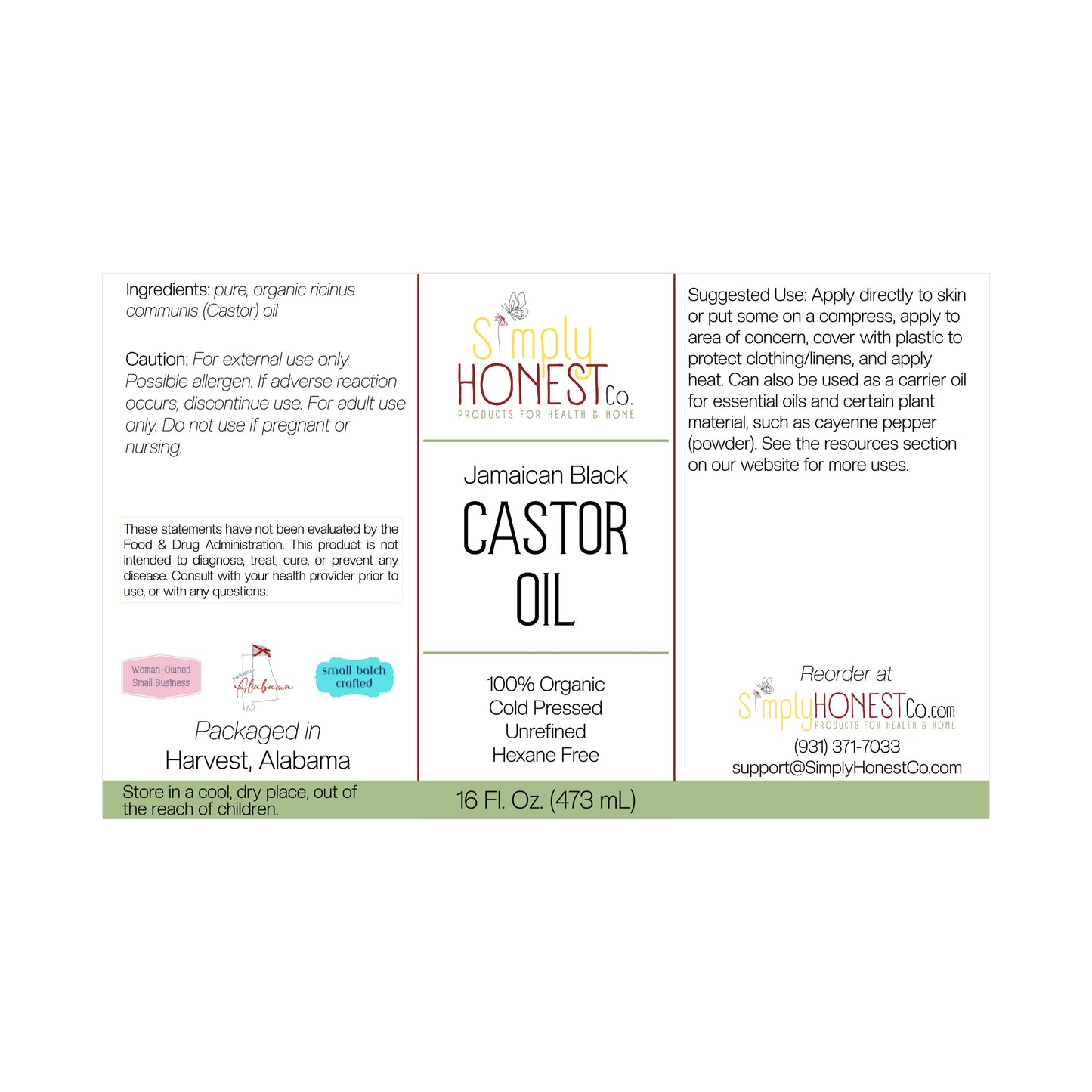 Jamaican Black Castor Oil