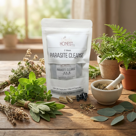 Parasite Cleanse Capsules – 2 Week Herbal Regimen with Wormwood & Charcoal