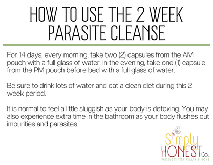 Parasite Cleanse - 2 Week Capsule Regimen