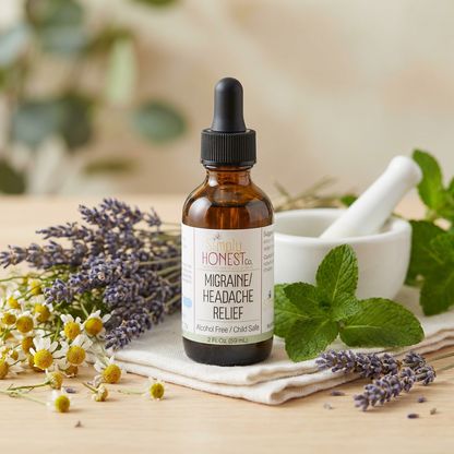 Migraine Relief Extract – Alcohol Free Tincture | Natural Headache Aid