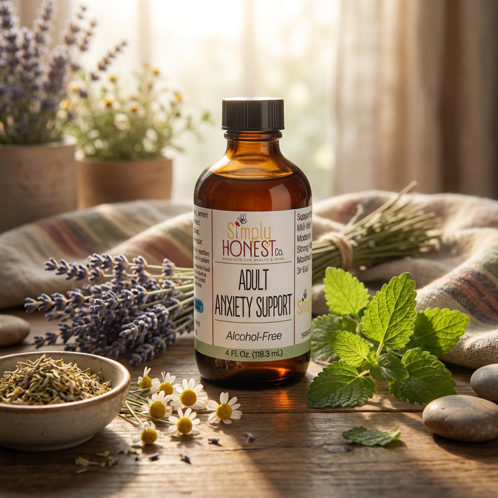 Adult Anxiety Support Infusion - Glycerine Based and Alcohol-Free