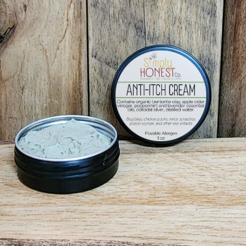 Anti-Itch Cream for Bug Bites, Chicken Pox, Poison Ivy/Oak, Minor Scratches