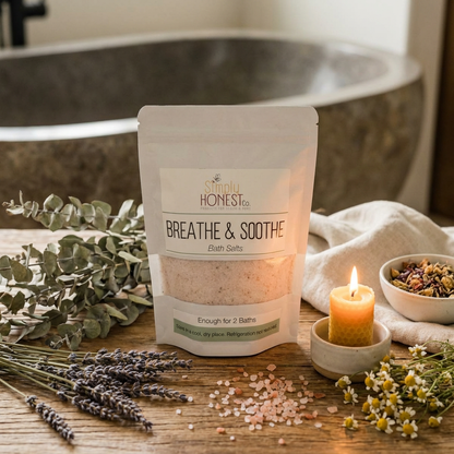 Soothing Bath Salts – Relaxing Natural Bath Soak | Lavender Blend & Muscle Relief