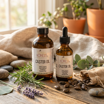 Castor Oil 100% Pure Cold Pressed Hexane Free Unrefined