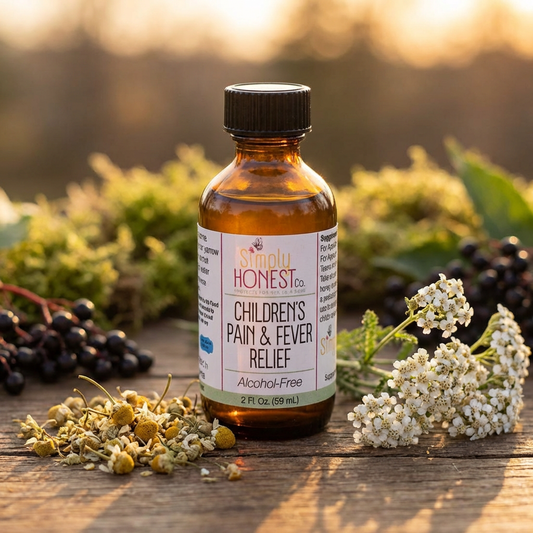 Children's Fever Relief - Natural Pain Relief & Herbal Fever Reducer Glycerite
