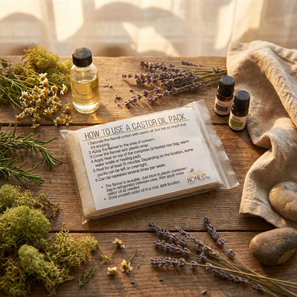 Organic Unbleached Cotton Flannel for Castor Oil Pack Compress