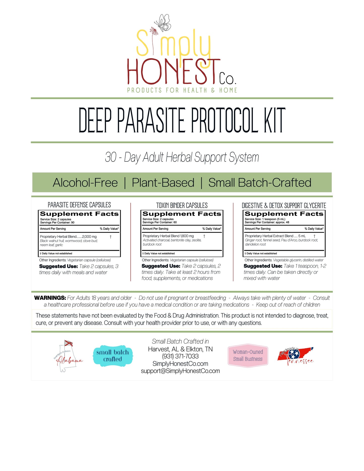 Deep Parasite Protocol Kit – 30 Day Support System