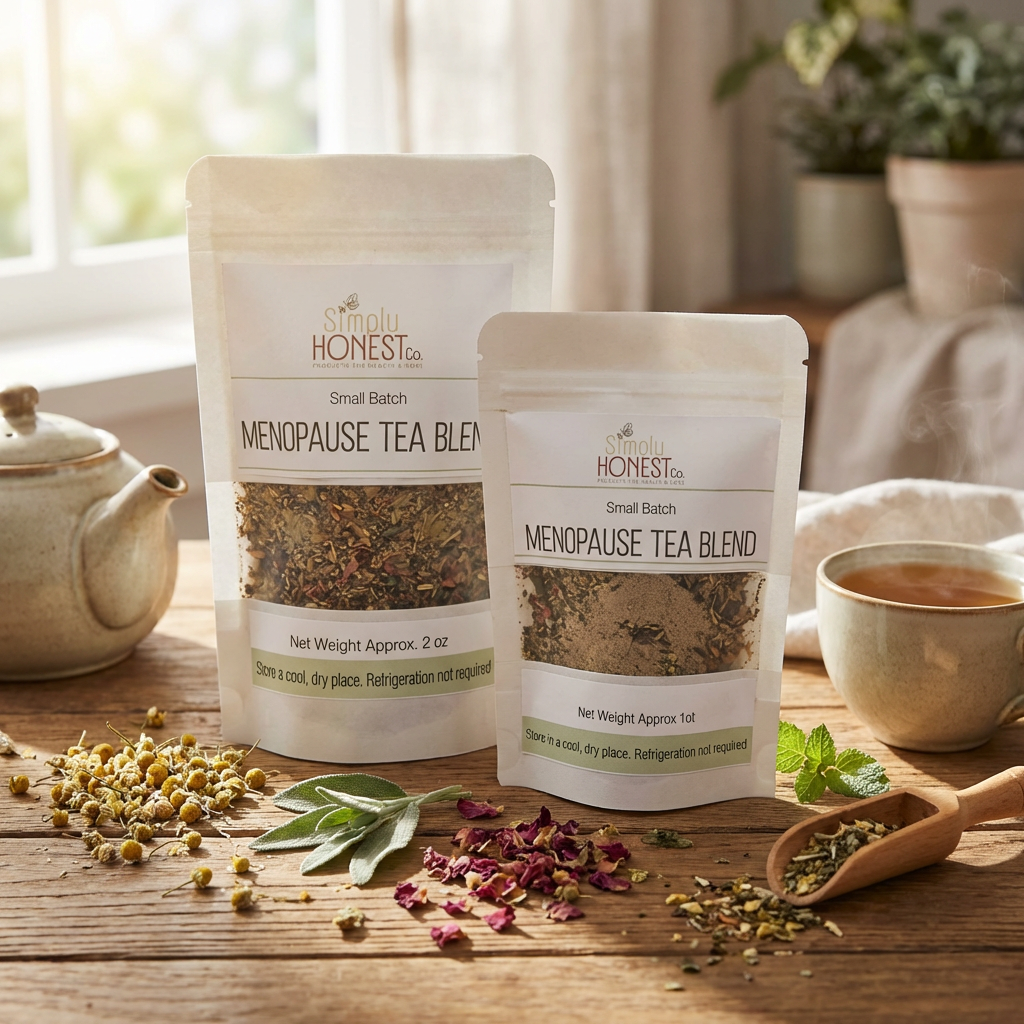 Menopause Tea Blend for Hot Flashes, Mood, Sleep
