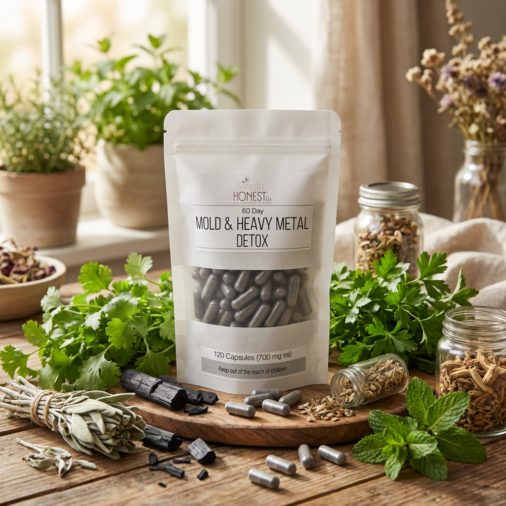 Mold Heavy Metal Detox | Plant Based Detox Supplement Capsules – 60 Days