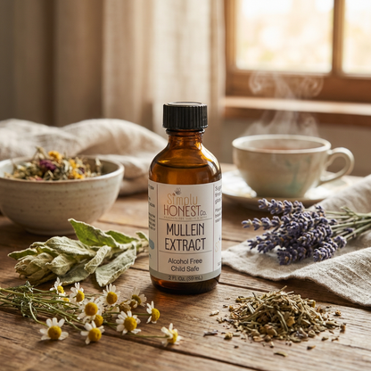 Mullein Extract for Respiratory Health Lungs, Mucus, Cough & Congestion - Small Batch Crafted, Organic
