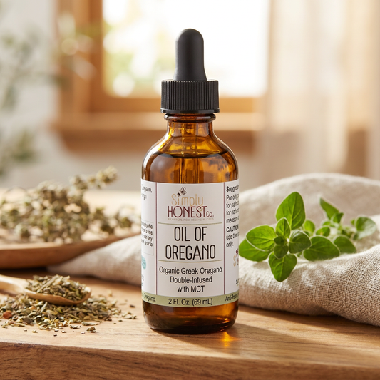 Organic Oil Of Oregano - New Stronger Formula!