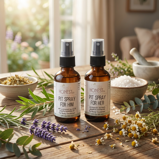 Full Body Deodorant Spray – Natural Aluminum Free Odor Neutralizing Protection