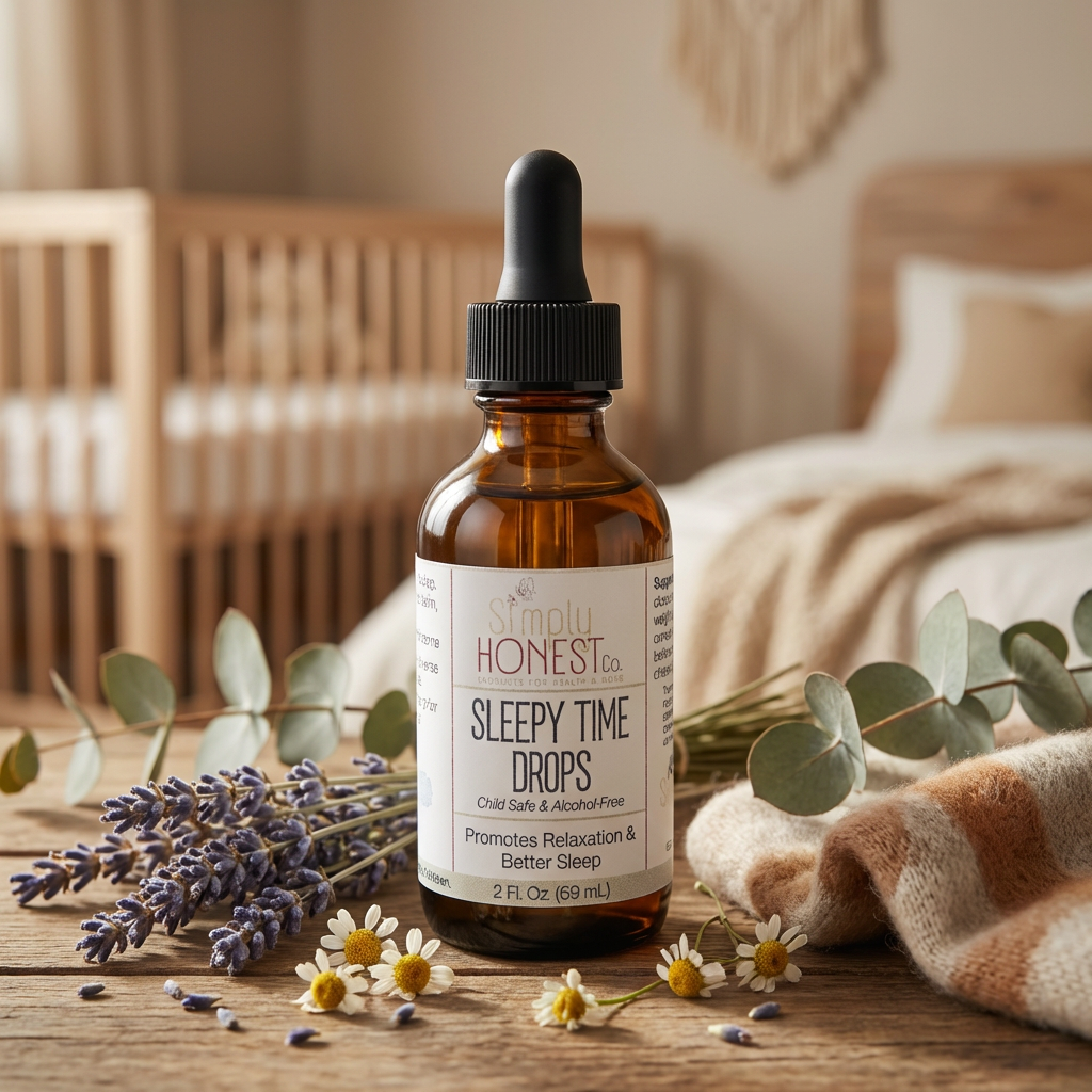 Natural Sleep Aid - Child Safe Calming Sleep Drops | Herbal Soothing Bedtime Formula