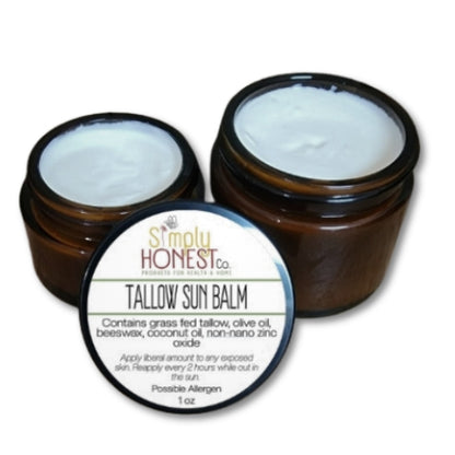 Tallow Sun Balm - Sunscreen for Outdoor Protection, Child Safe, Organic