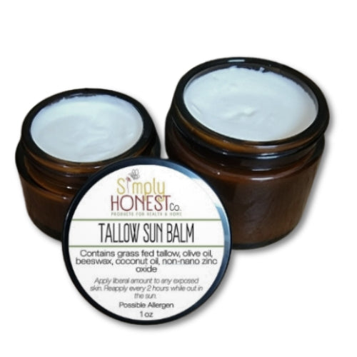 Tallow Sun Balm - Sunscreen for Outdoor Protection, Child Safe, Organic