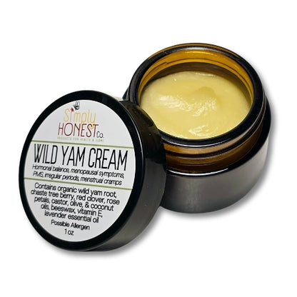 Wild Yam Cream - Hormonal Balance, Menopause, PMS, Menstrual Cramps