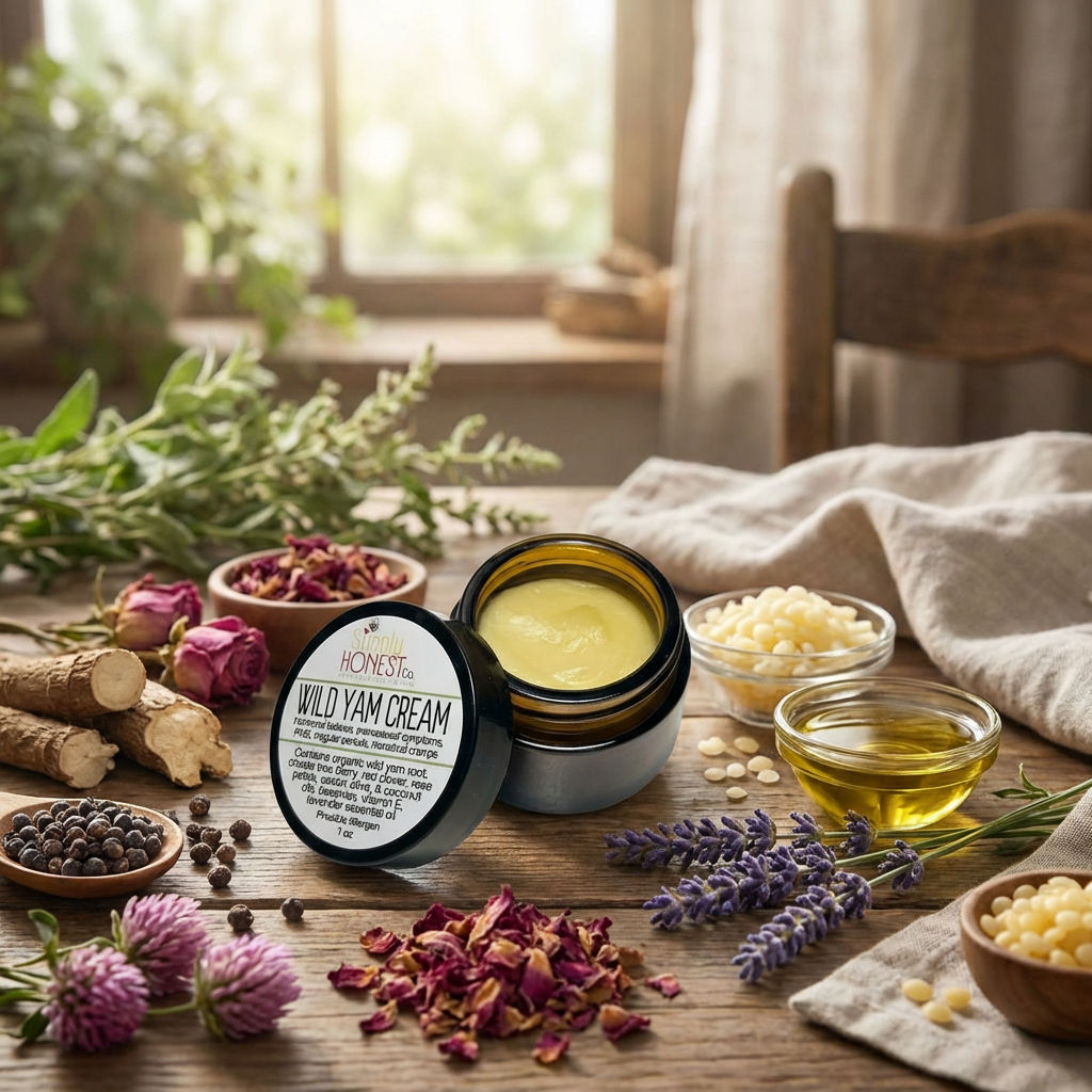 Wild Yam Cream - Hormonal Balance, Menopause, PMS, Menstrual Cramps